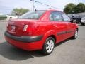 2008 Tropical Red Kia Rio LX Sedan  photo #7