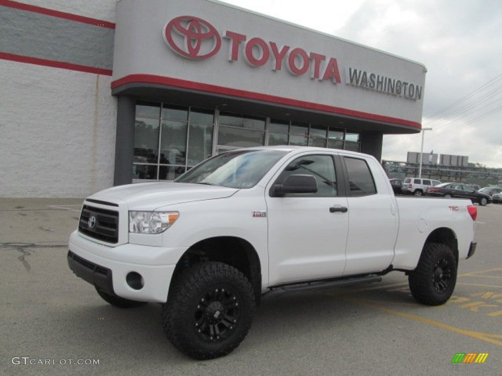 2010 Super White Toyota Tundra Trd Rock Warrior Double Cab 4x4 70352457 Car