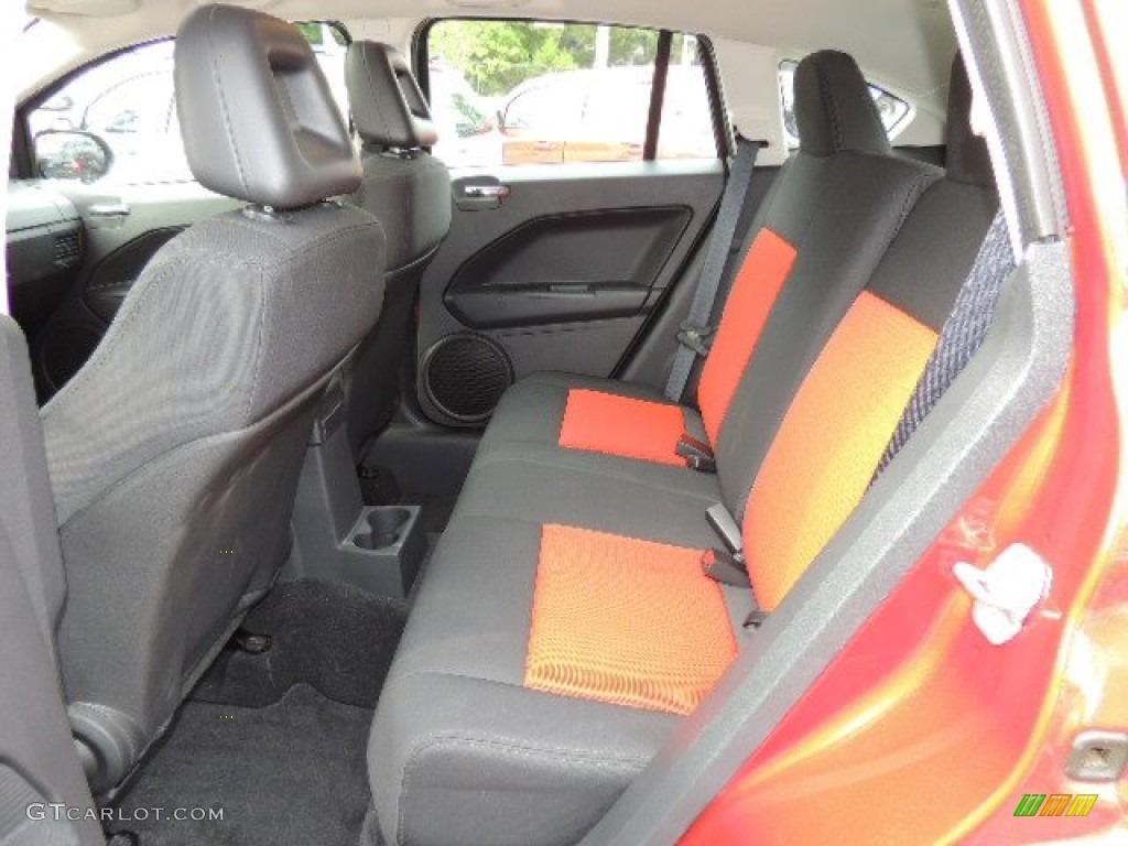 Dark Slate Gray/Orange Interior 2009 Dodge Caliber SXT Photo #70361391