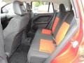 Dark Slate Gray/Orange 2009 Dodge Caliber SXT Interior Color