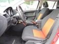 Dark Slate Gray/Orange Front Seat Photo for 2009 Dodge Caliber #70361451