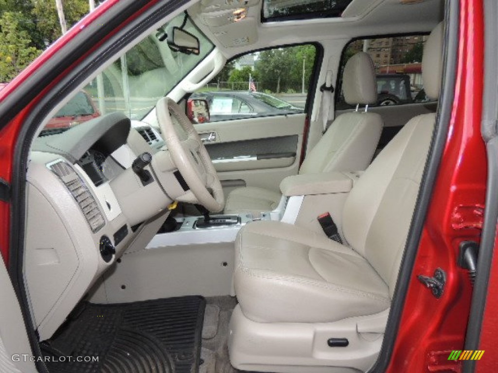 Stone Interior 2010 Mercury Mariner V6 Premier 4WD Photo #70361682