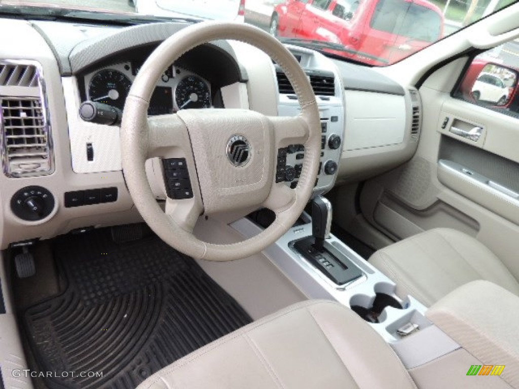 Stone Interior 2010 Mercury Mariner V6 Premier 4WD Photo #70361691