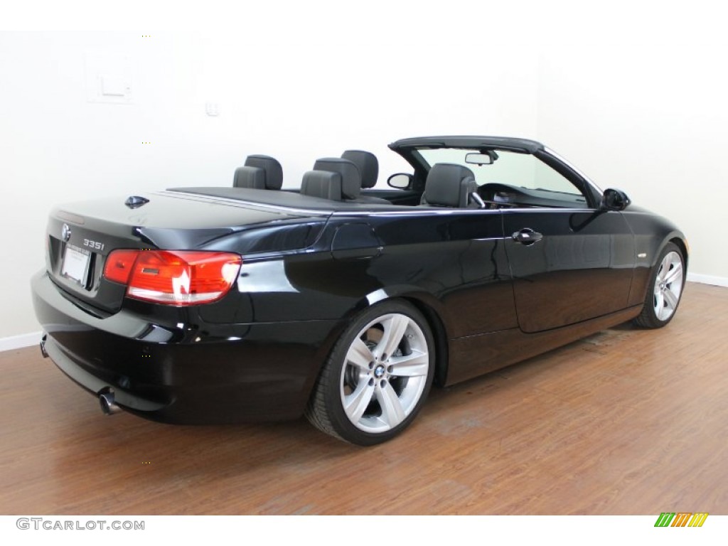 2008 3 Series 335i Convertible - Jet Black / Black photo #5