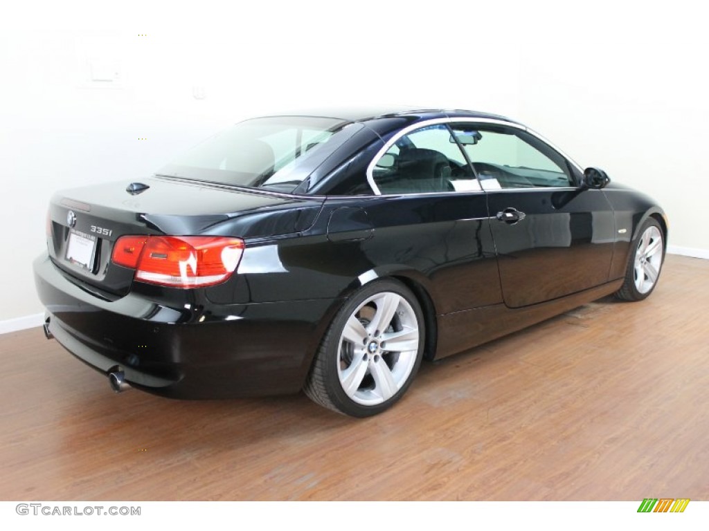 2008 3 Series 335i Convertible - Jet Black / Black photo #6
