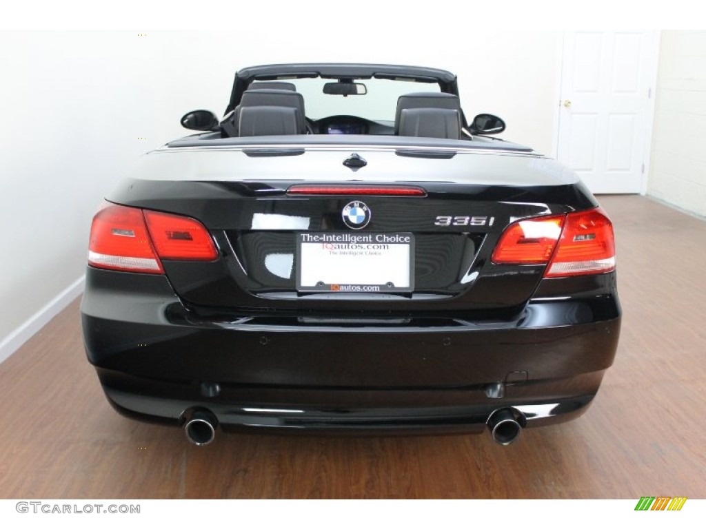 2008 3 Series 335i Convertible - Jet Black / Black photo #14
