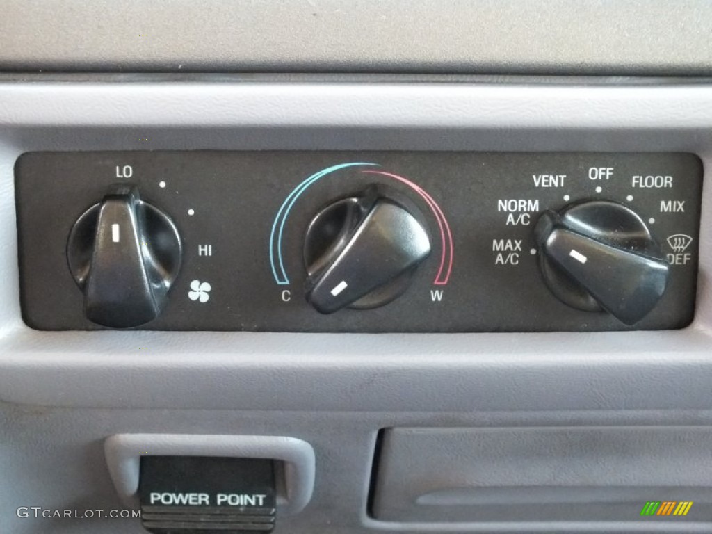 1995 Ford F150 XL Regular Cab 4x4 Controls Photo #70363871