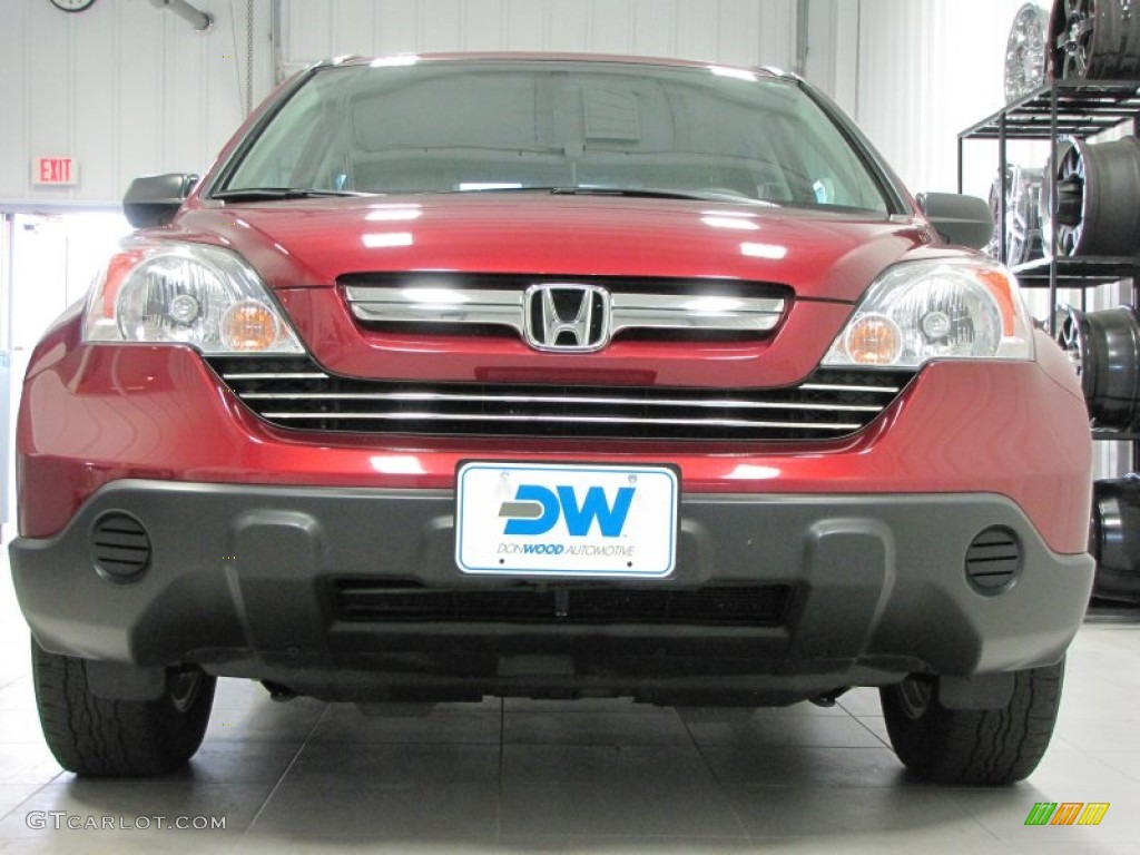2009 CR-V EX 4WD - Tango Red Pearl / Gray photo #3