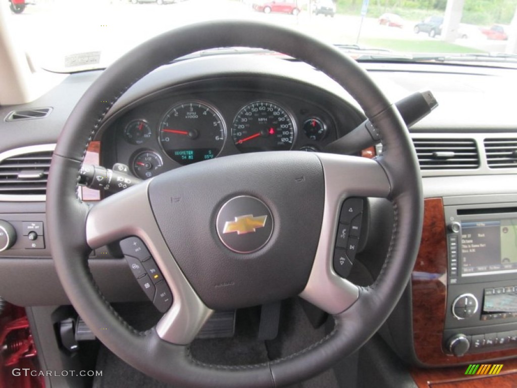 2013 Suburban LTZ 4x4 - Crystal Red Tintcoat / Ebony photo #15