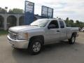 2012 Silver Ice Metallic Chevrolet Silverado 1500 LT Extended Cab 4x4  photo #1