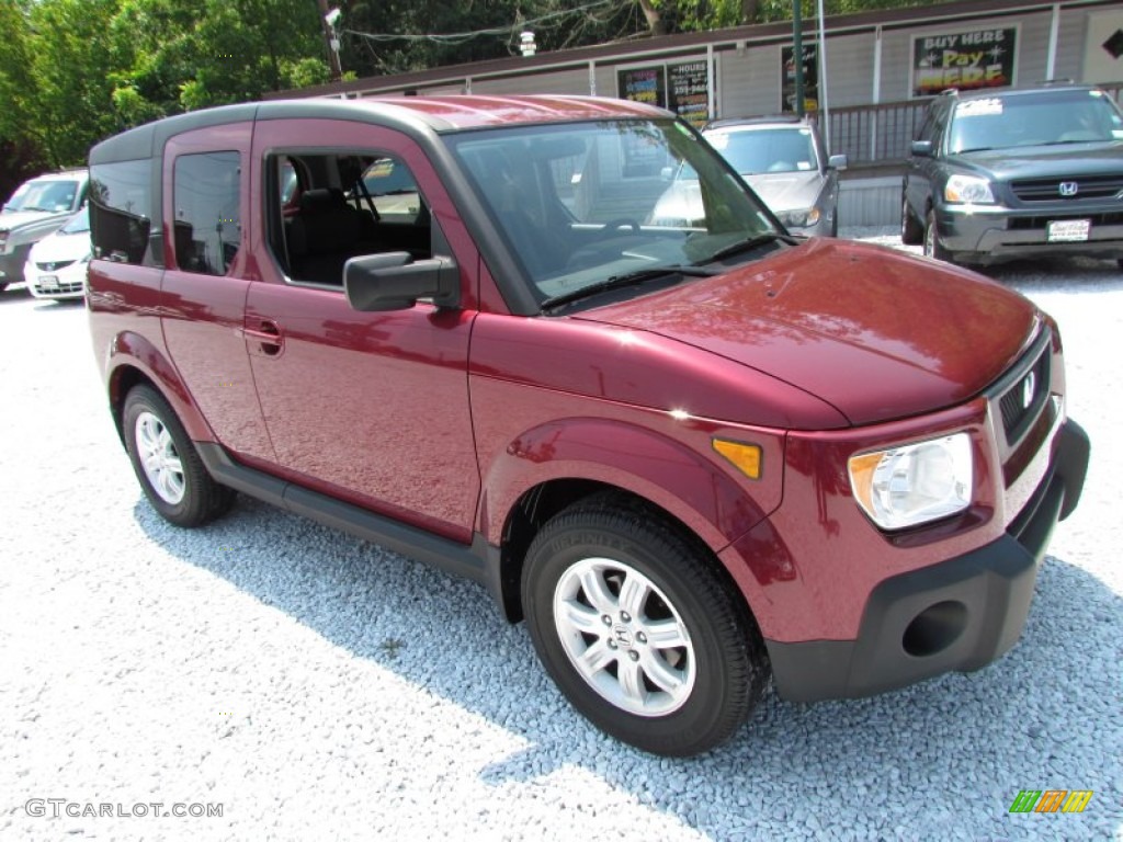 2006 Element EX-P AWD - Tango Red Pearl / Black/Gray photo #1