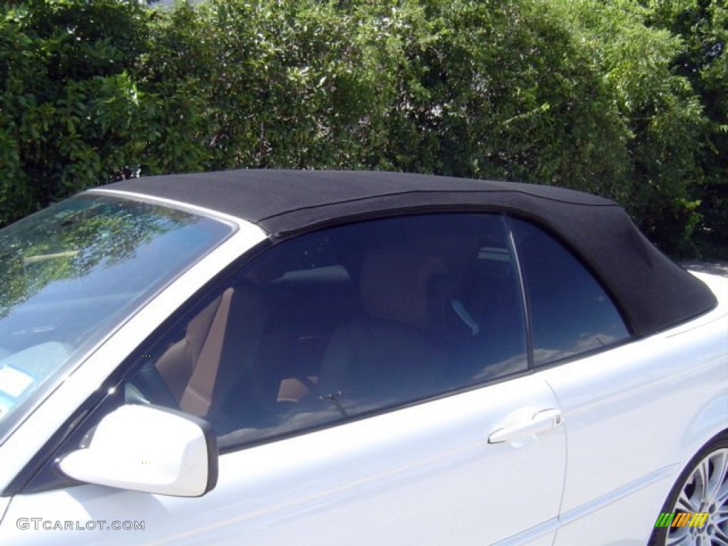 2006 3 Series 330i Convertible - Alpine White / Natural Brown photo #12