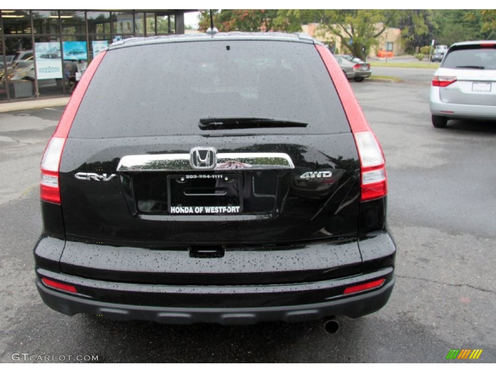 2011 CR-V EX-L 4WD - Crystal Black Pearl / Black photo #7