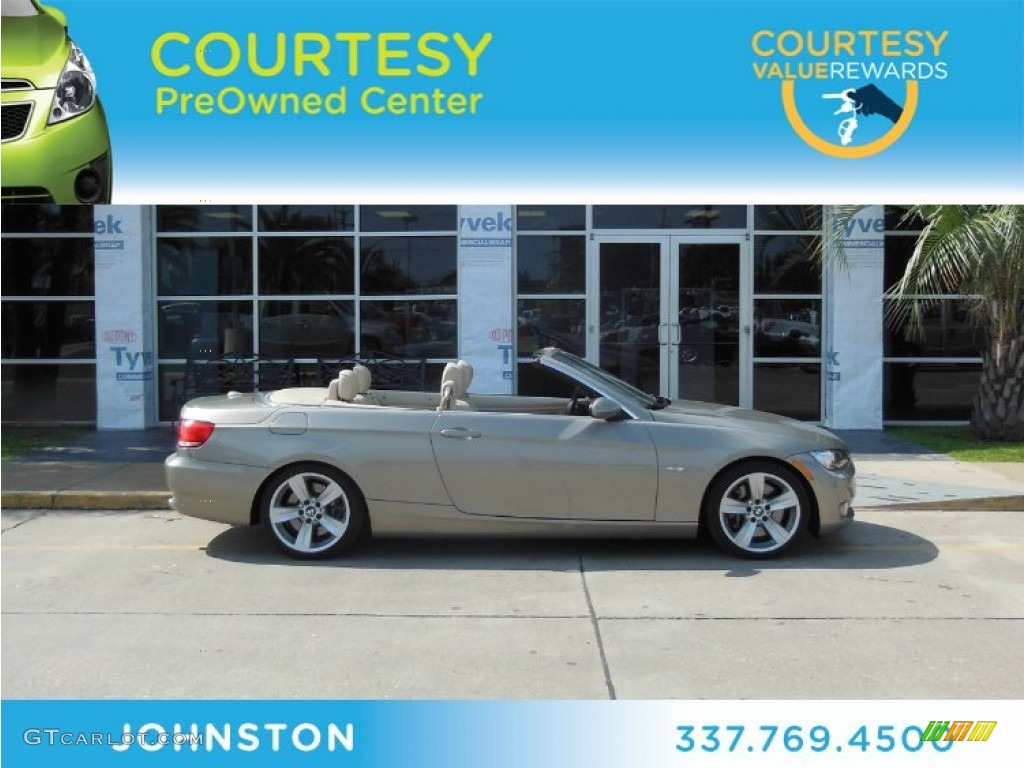 2008 3 Series 335i Convertible - Platinum Bronze Metallic / Cream Beige photo #1