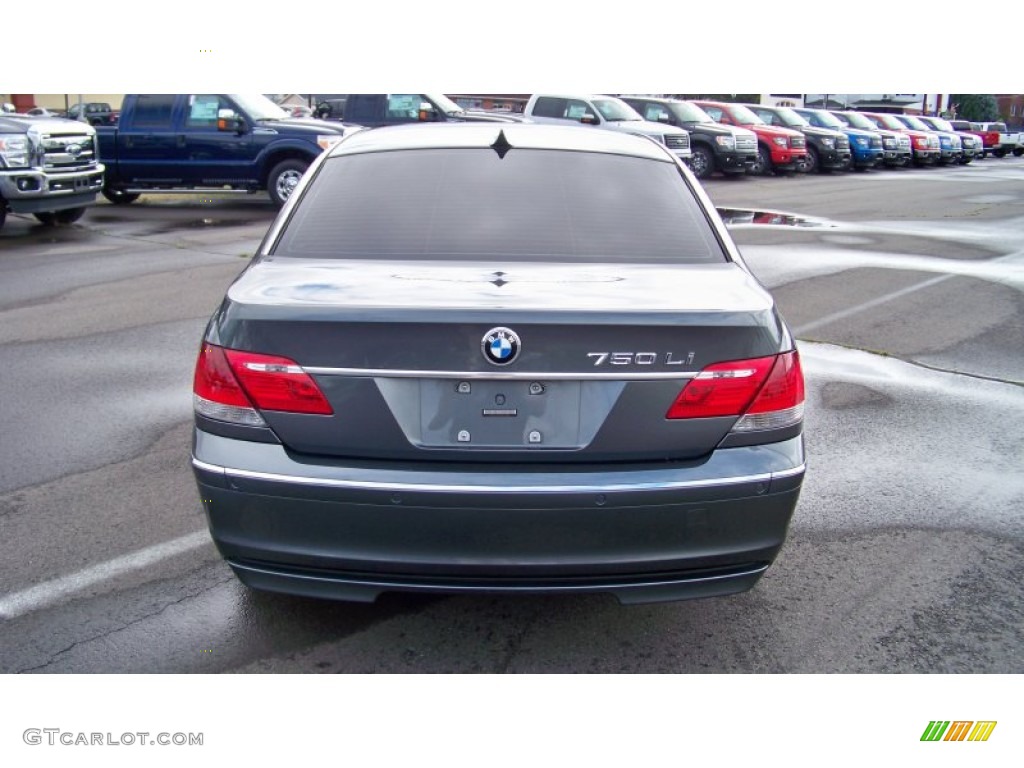 2006 7 Series 750Li Sedan - Titanium Grey Metallic / Black/Black photo #6