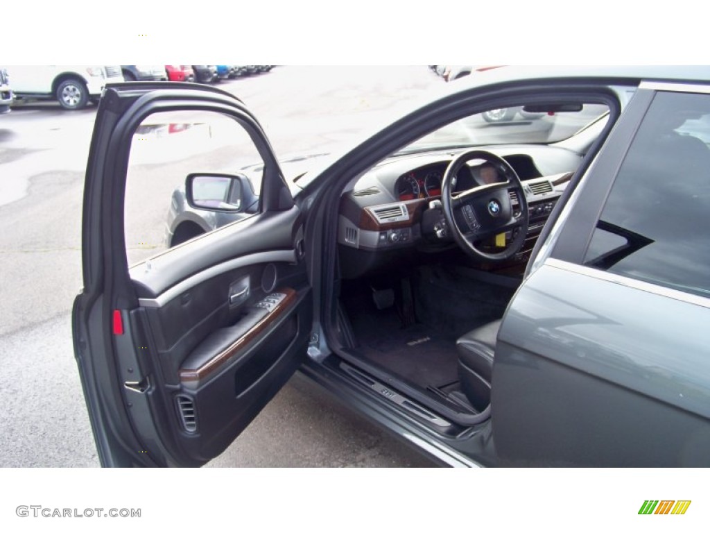 2006 7 Series 750Li Sedan - Titanium Grey Metallic / Black/Black photo #9