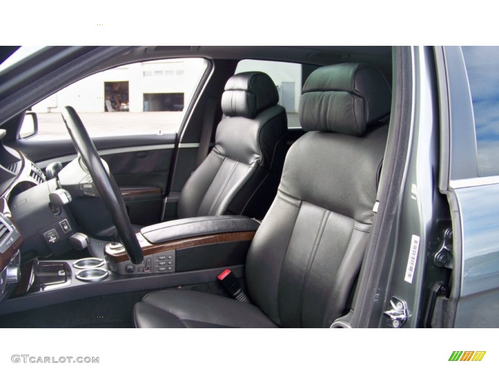 2006 7 Series 750Li Sedan - Titanium Grey Metallic / Black/Black photo #10