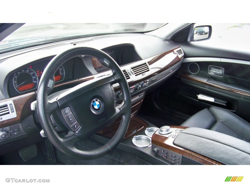 2006 7 Series 750Li Sedan - Titanium Grey Metallic / Black/Black photo #11