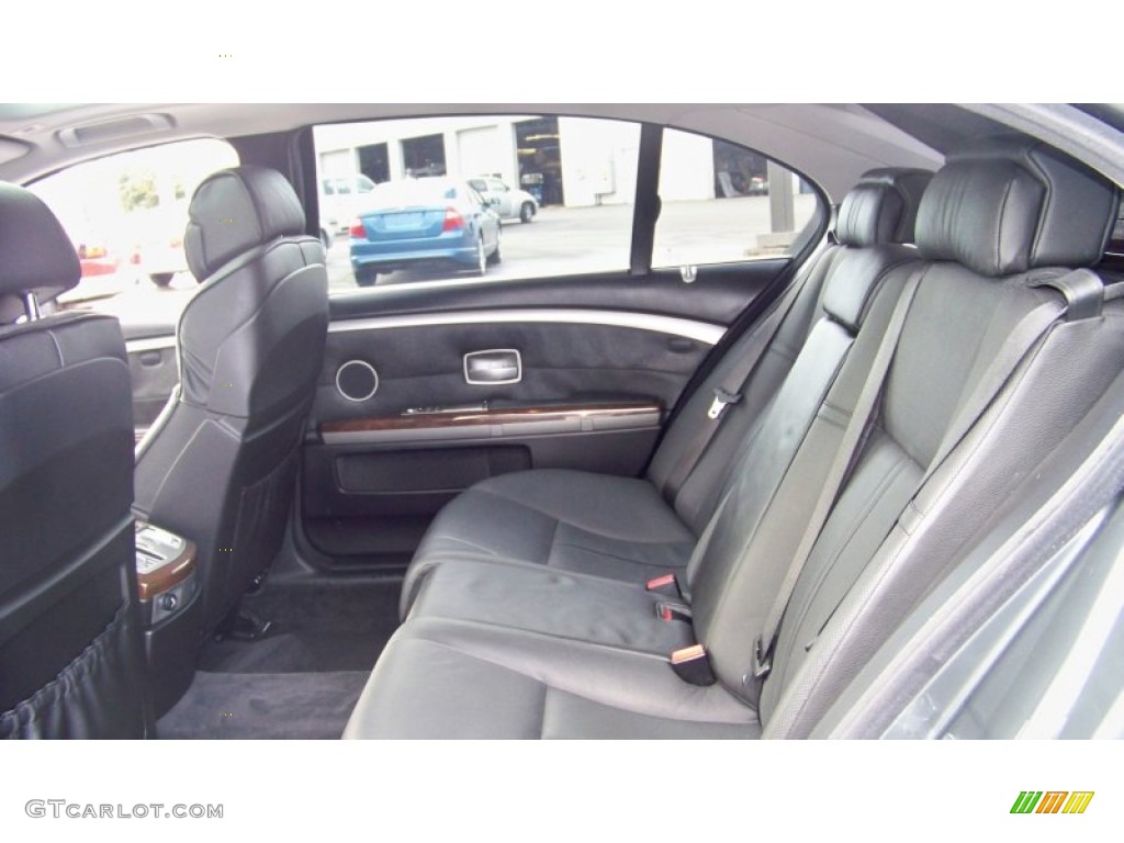 2006 7 Series 750Li Sedan - Titanium Grey Metallic / Black/Black photo #14