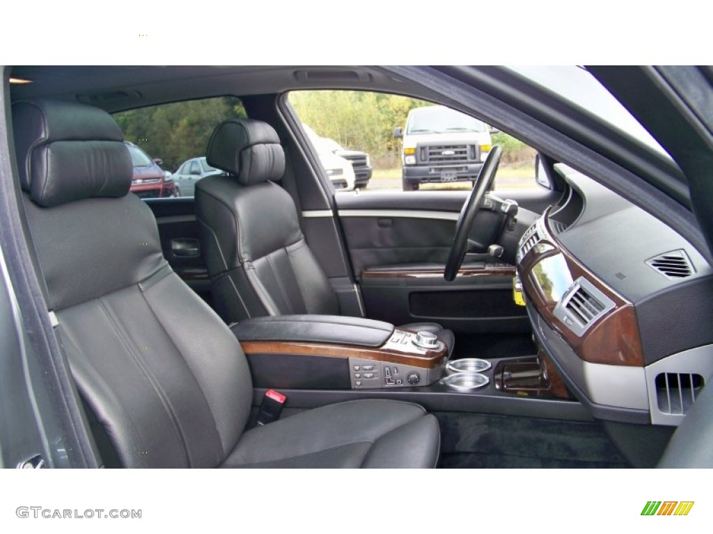 2006 7 Series 750Li Sedan - Titanium Grey Metallic / Black/Black photo #18
