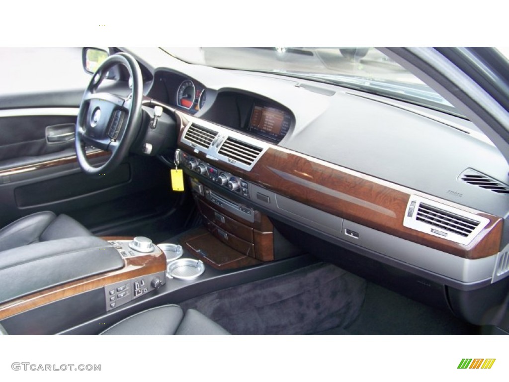 2006 7 Series 750Li Sedan - Titanium Grey Metallic / Black/Black photo #19