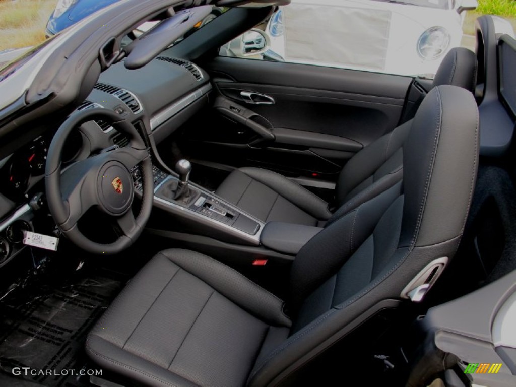 Black Interior 2013 Porsche Boxster Standard Boxster Model Photo #70369230