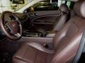 2013 Jaguar XK Portfolio Truffle/Poltrona Frau Leather Headlining Interior Front Seat Photo