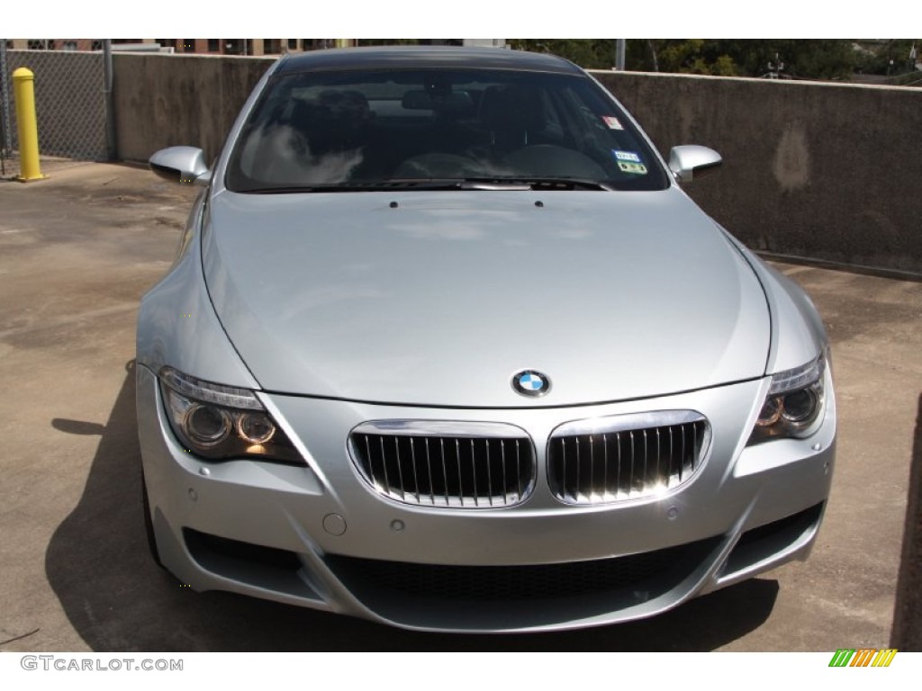 2008 M6 Coupe - Silverstone Metallic / Black photo #2
