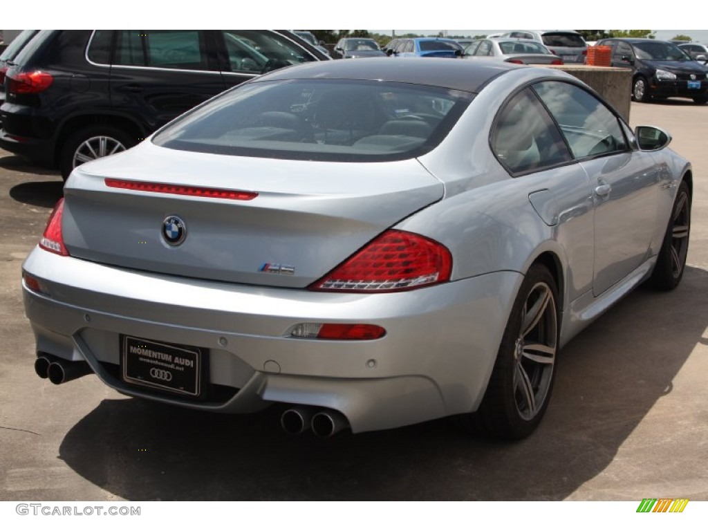 2008 M6 Coupe - Silverstone Metallic / Black photo #5