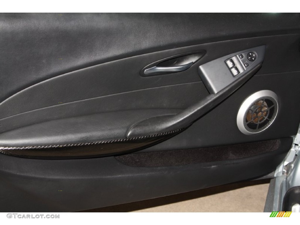 2008 BMW M6 Coupe Black Door Panel Photo #70370385