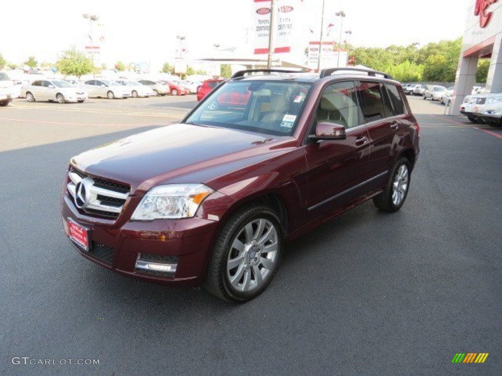2011 GLK 350 - Barolo Red Metallic / Almond/Black photo #3