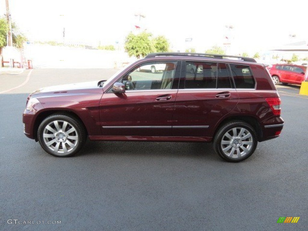 2011 GLK 350 - Barolo Red Metallic / Almond/Black photo #4