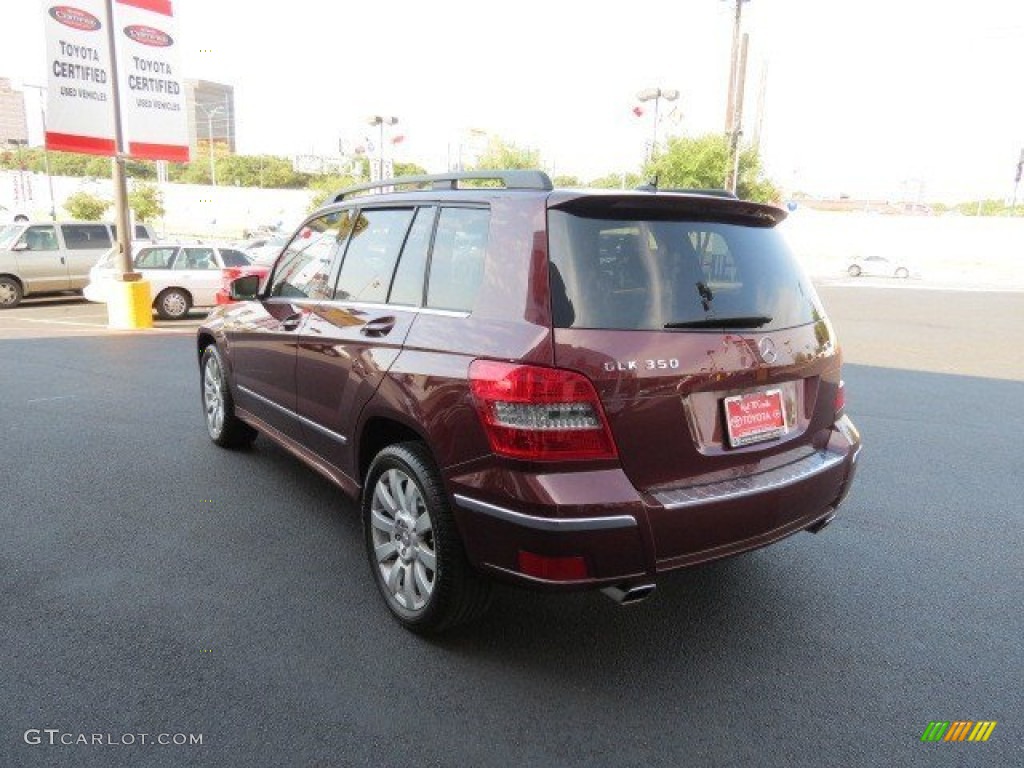 2011 GLK 350 - Barolo Red Metallic / Almond/Black photo #5