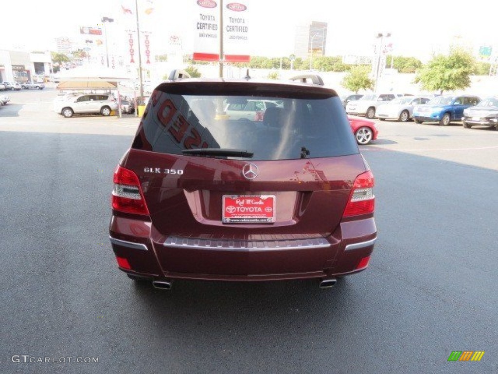 2011 GLK 350 - Barolo Red Metallic / Almond/Black photo #6