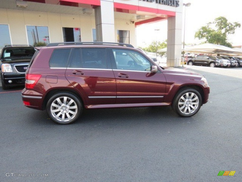 2011 GLK 350 - Barolo Red Metallic / Almond/Black photo #8