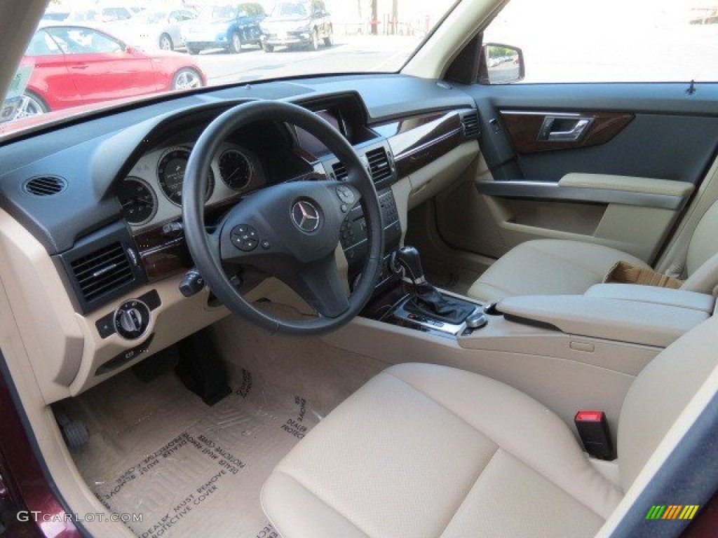 2011 GLK 350 - Barolo Red Metallic / Almond/Black photo #11