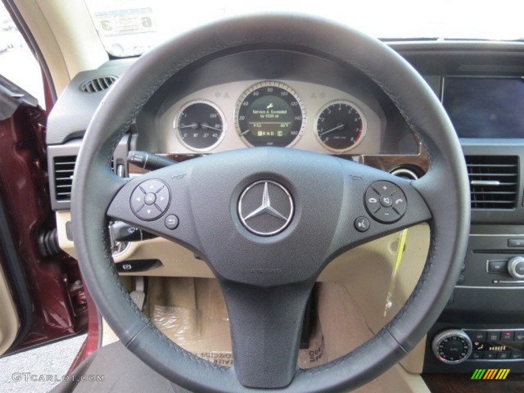 2011 GLK 350 - Barolo Red Metallic / Almond/Black photo #20