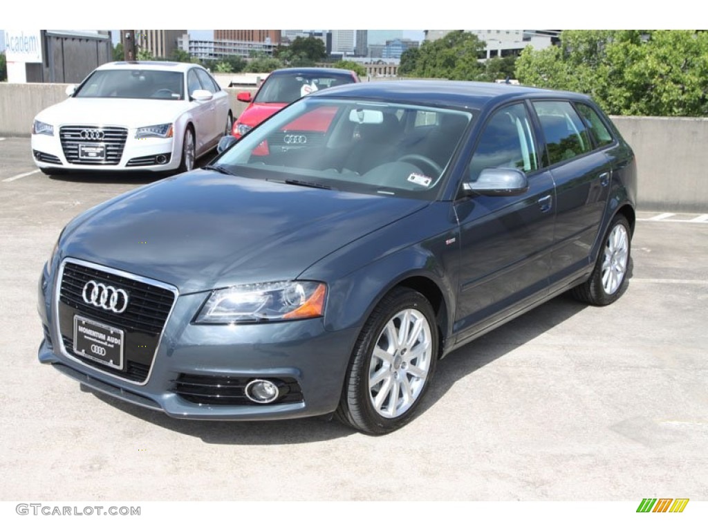 2013 A3 2.0 TDI - Meteor Gray Pearl Effect / Black photo #3