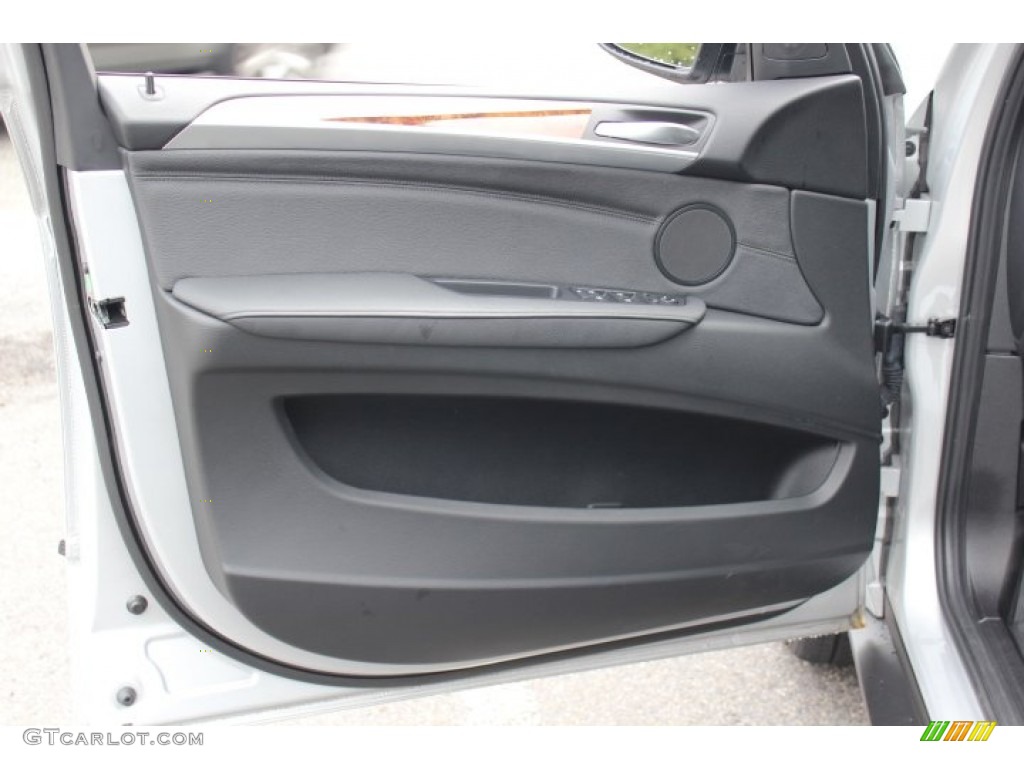 2012 BMW X5 xDrive35i Premium Black Door Panel Photo #70371822