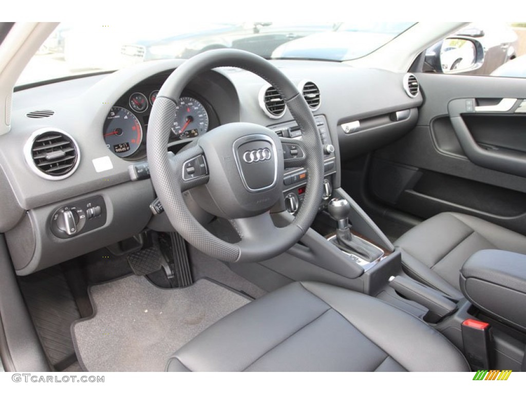 Black Interior 2013 Audi A3 2.0 TDI Photo #70371864