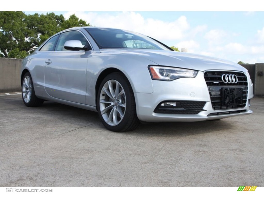 Ice Silver Metallic 2013 Audi A5 2.0T quattro Coupe Exterior Photo #70372014