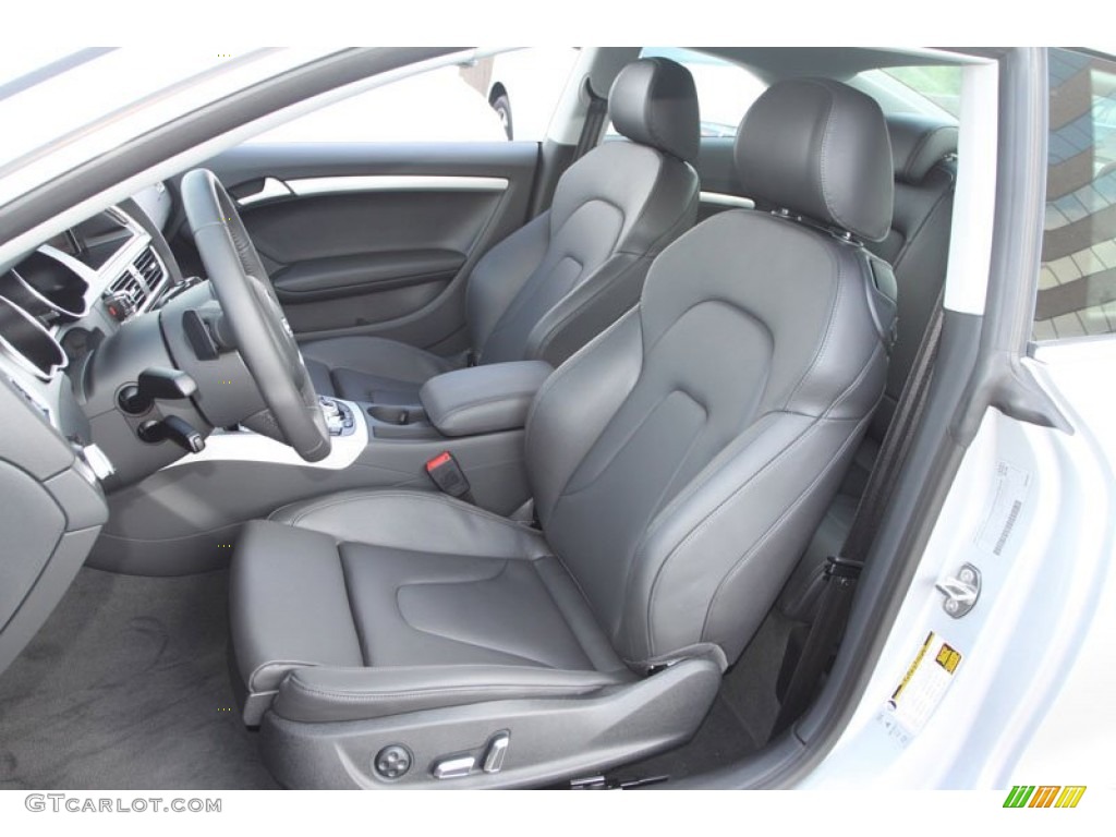 Black Interior 2013 Audi A5 2.0T quattro Coupe Photo #70372108