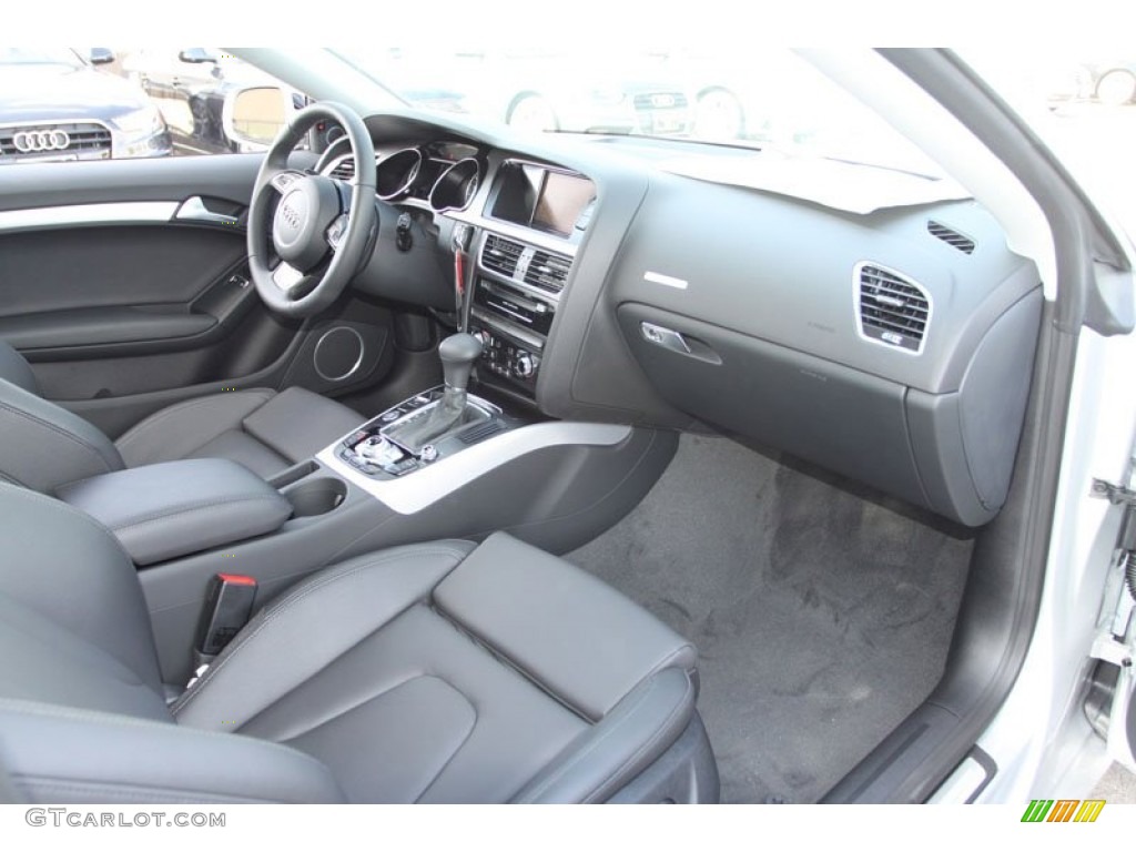 2013 Audi A5 2.0T quattro Coupe Black Dashboard Photo #70372210