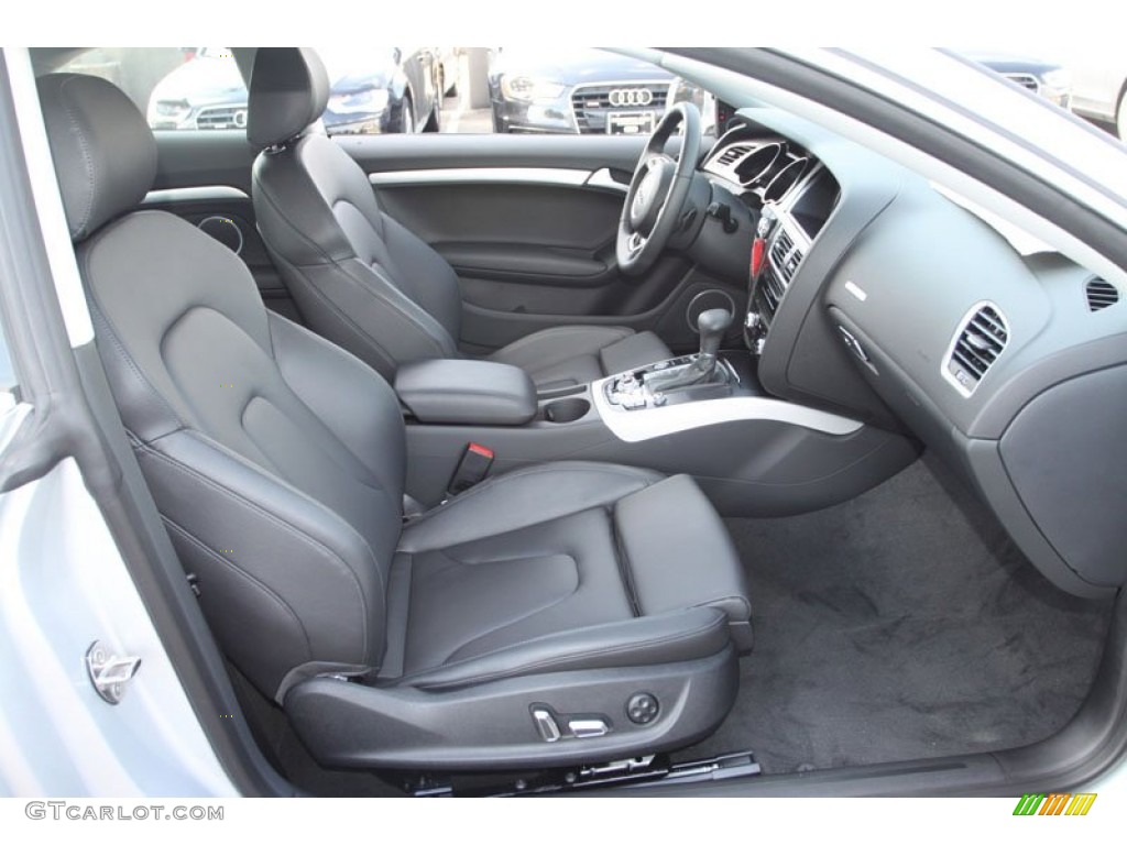Black Interior 2013 Audi A5 2.0T quattro Coupe Photo #70372221