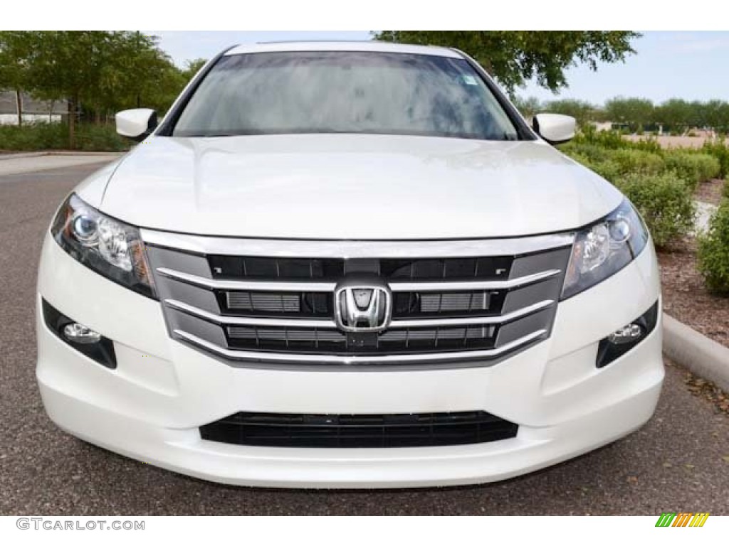 White Diamond Pearl 2012 Honda Accord Crosstour EX-L Exterior Photo #70372401
