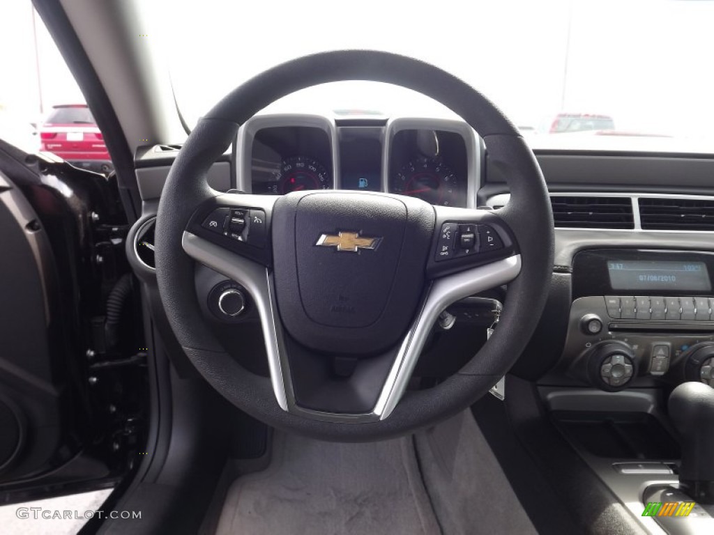 2012 Chevrolet Camaro LS Coupe Gray Steering Wheel Photo #70372416