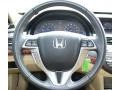 Ivory 2012 Honda Accord Crosstour EX-L Steering Wheel