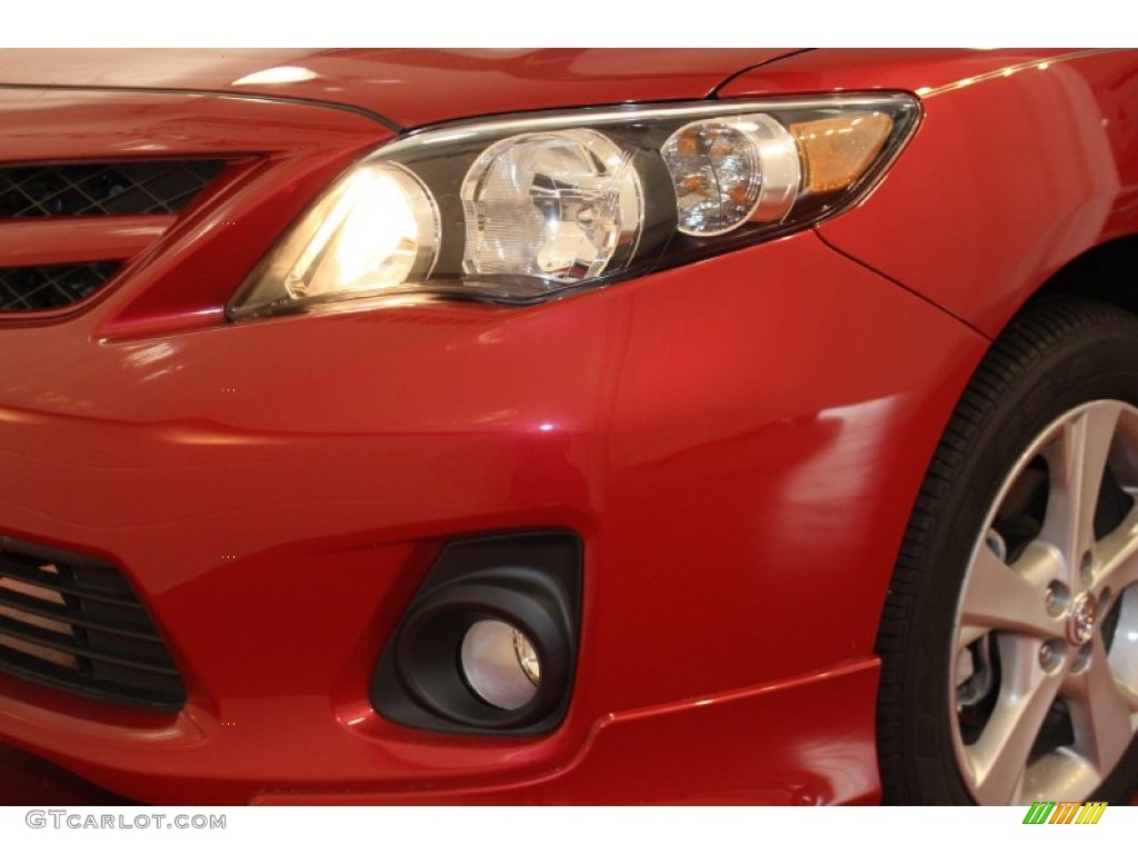 2011 Corolla S - Barcelona Red Metallic / Dark Charcoal photo #23