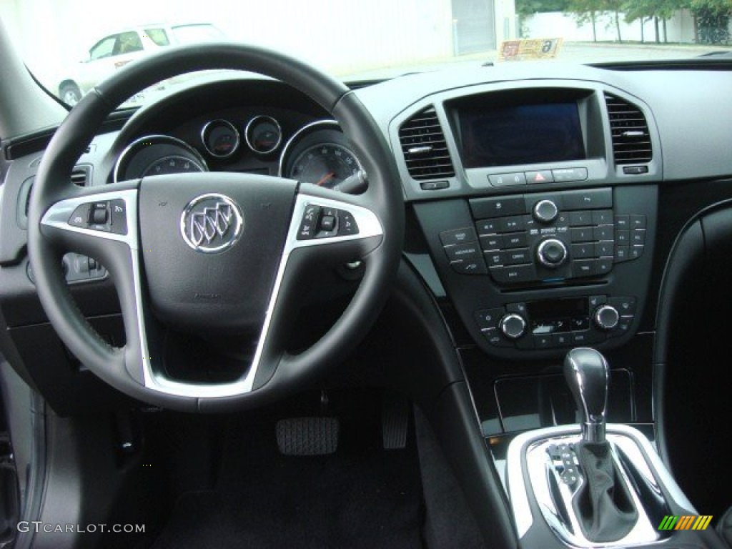 2011 Buick Regal CXL Ebony Dashboard Photo #70373814