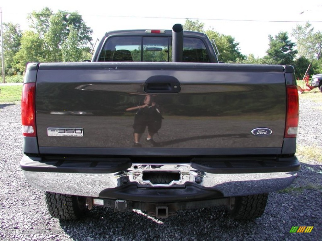 2006 F350 Super Duty XLT Regular Cab 4x4 - Dark Stone Metallic / Tan photo #9